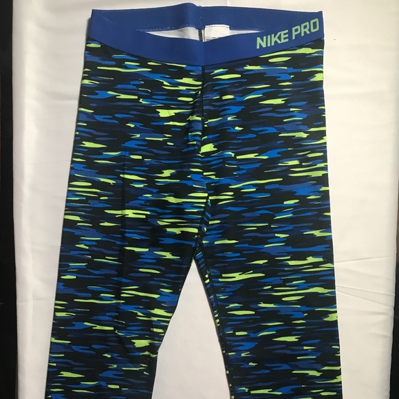 Nike Pro Leggings Neon Yellowroyal 